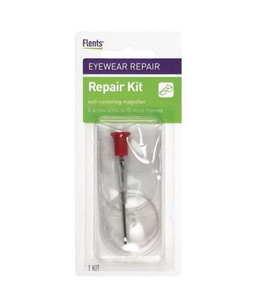 Flents Eyewear Eye Glasses Repair kit, with Magnifying Glass Repair Kit and Magnifier, 0.03 Pound