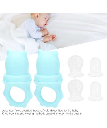 Buy Baby Fruit Feeder - Multi-Function Food Pacifier for Infants | Large Handle Blue - Buy Online on GoSupps.com