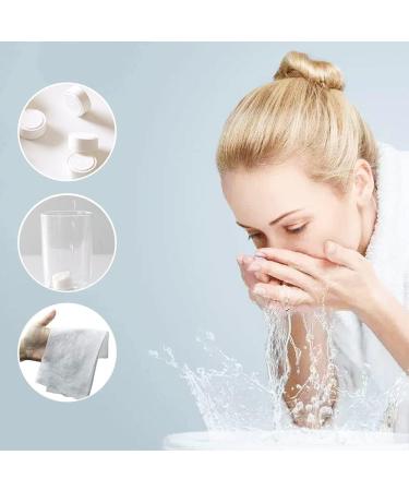 Amloo 100 Magic Compressed Towels - Mini Travel Towels for Health Outdoor Sports Disposable Oshibori & Finger Washcloths with 2 Portable Cases - Buy Online on GoSupps.com