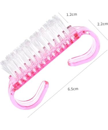 Set of 6 Nail Cleaning Brushes with Handles Nail Tools Supplies Brushes Dust Brushes Nail Cleaning Small Hair Brushes Nail Brushes - Buy Online on GoSupps.com