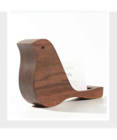 Business Card Holder Small Bird Card Wooden Business Card Case Creative Exhibition Male and Female Front Desk Horizontal Storage Rack Business Card Display Stand (Color : 1) - Buy Online on GoSupps.com