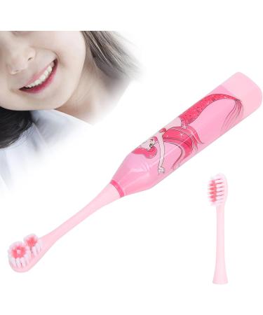 Buy Electric Toothbrush for Kids - Cute Cartoon Design Soft Bristles Food-Grade Quality Pink - Ideal for Oral Care - Buy Online on GoSupps.com