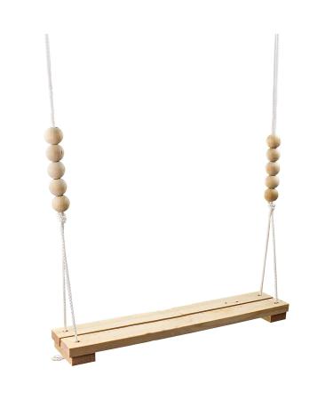 Dciustfhe Chicken Swing Toy for Natural Safe Wooden Accessories Durable Perch Ladder for Poultry Run Rooster Hens