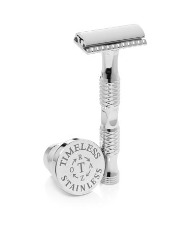 American Made Luxury Double Edge Safety Razor - Timeless Razor Pineapple Design | Premium Quality USA-Made - Buy Online on GoSupps.com