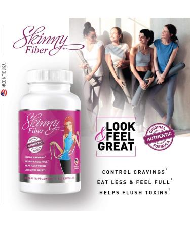 Skinny Fiber Caralluma Fimbriata Diet Pills for Women - Natural Appetite Suppressant and Weight Management - 120 Capsules - Buy Online on GoSupps.com