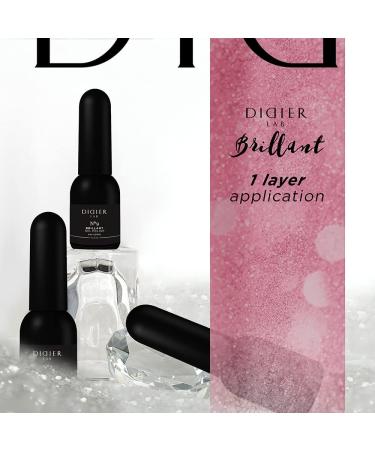 Didier Lab - Premium UV Gel Nail Polish - Brillant No. 09 - Gel Nail Varnish - Nail Art - Long-Lasting High Gloss Wear - Red Gel Nail Polish - Gel Nails - Glitter Gel Nail Polish - Rich Pigment - Buy Online on GoSupps.com