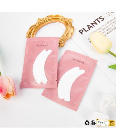 Lunamoon Hydrogel Eye Pads for Eyelash Extensions - 50 Pairs Butterfly Pink | Ideal for Lifting Coloring & Care - Buy Online on GoSupps.com