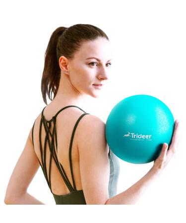 Trideer Pilates Ball 9 Inch Core Ball Small Exercise Ball with Exercise Guide Barre Ball Bender Ball Mini Yoga Ball for Pilates Yoga Core Training Physical Therapy Balance Stability Stretching Turkis - Buy Online on GoSupps.com