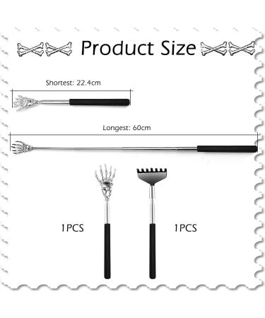 Buy Kryzalite Telescopic Back Scratchers - 2 Designs Portable Massagers Perfect Gift for Men & Women - International Shipping Available - Buy Online on GoSupps.com
