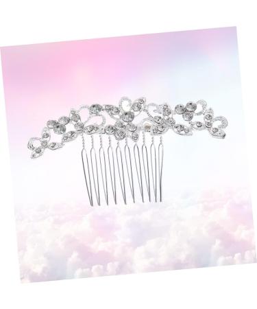 DOITOOL Tiara Hair Barrettes Rhinestone Bobby Pins Wedding Hair Clip Wedding Hair Barrette Bridesmaid Hair Accessories Photography Props Fashion Headwear Bride Hair Comb Headgear - Buy Online on GoSupps.com