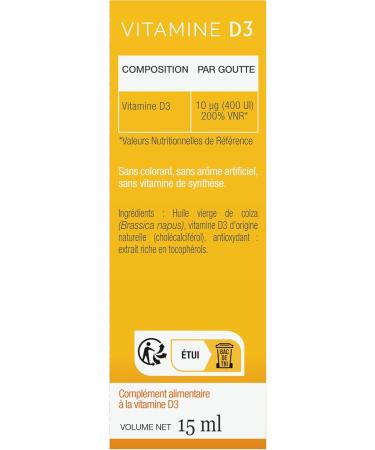 Phyto Active Vitamin D3 15 ml - Buy Online on GoSupps.com