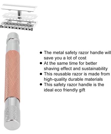High-Quality Copper Entatial Razor Handle - Anti-Slip Design & Anti-Rust | Perfect for Men & Barbershops - International Shipping Available - Buy Online on GoSupps.com