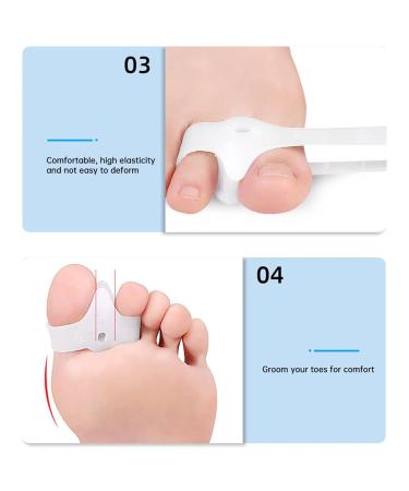 Orthopedic Toe Separator Corrector 5-Pack Set for Women & Men - Non-Surgical Hallux Valgus Relief, Big Toe Straightener & Alignment Corrector - One Size Fits All - Buy Online on GoSupps.com