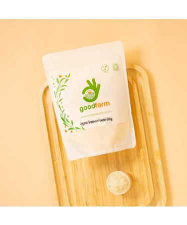 GoodFarm Shatavari Organic Powder 500g - Premium Quality Certified Organic | Superfood | Adaptogenic Herb | Vegan | Ayurveda - Buy Online on GoSupps.com