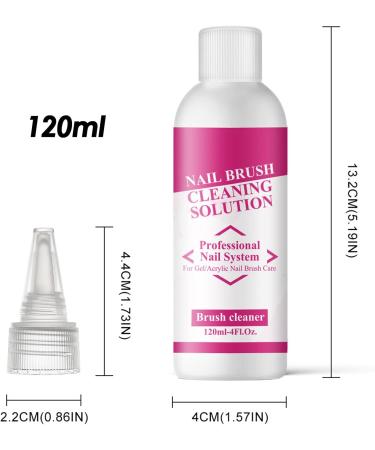  G n rique 120ml Glide Solution - Gel Nail Liquid Cleaning and Shaping Suitable for Cleaning Brushes | Effective Manicure Accessories for Women and Professionals - Buy Online on GoSupps.com