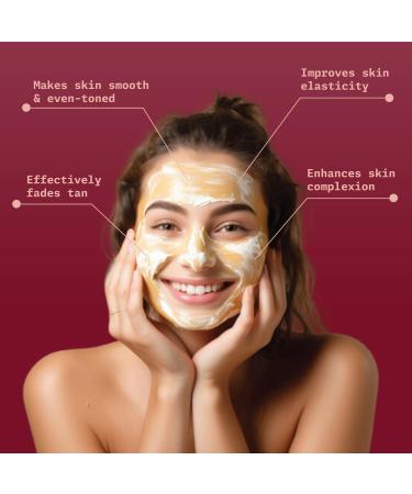 Sunflower De-Tan Face Pack - Remove Tan with Cucumber Saffron & Olive | 100g | Dermatologically Tested for All Skin Types - Buy Online on GoSupps.com