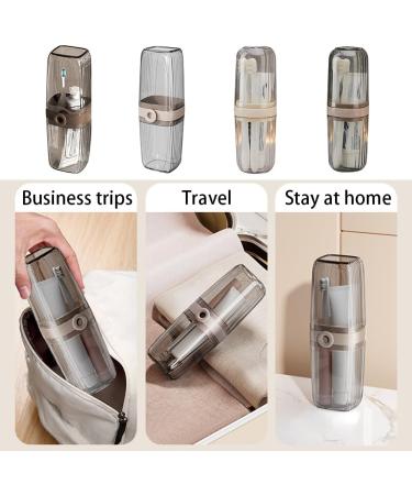 Valink Travel Toothbrush Case - Durable Transparent Plastic Holder for Camping & Travel - Ideal for Electric & Manual Toothbrushes - Buy Online on GoSupps.com