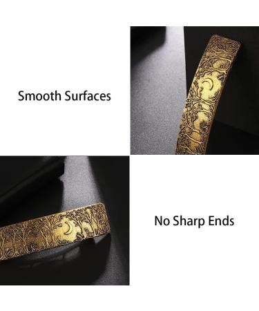 Hair Clip Vintage Barrette Large Hand Crafted Metal Barrette French Hair Clip for Ladies Long Thick Thin Hair - Buy Online on GoSupps.com