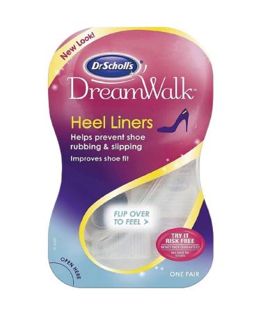 Dr. Scholls DreamWalk Clear Gel Heel Liner  1 pr