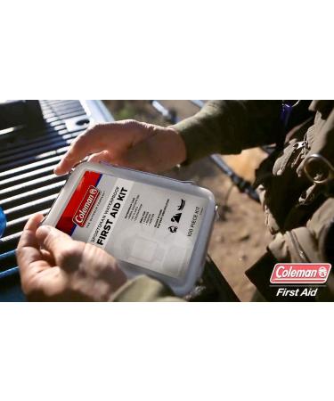 Coleman Sportsman Waterproof First Aid Kit - 100 Pieces | Essential Outdoor Emergency Supplies - Buy Online on GoSupps.com