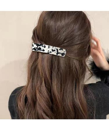 Large Hair Clips for Women Girls French Barrette Hair Ponytail Clip for Teen Girl Elegant Hair Clip Clamps Nonslip Hair Accessories for Women Girls Black Headpiece Hairpin - Buy Online on GoSupps.com