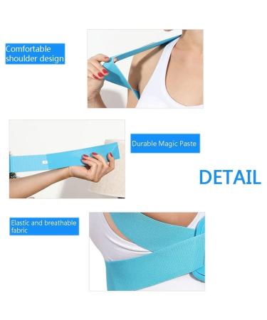 Buy Kids Humpback Posture Corrector - Invisible Back Straightener for Boys & Girls | Small Gray Upper Back Brace & Clavicle Support for Teenagers - Buy Online on GoSupps.com