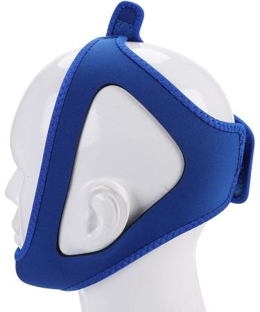 ITODA Anti Snoring Chin Strap for CPAP Users - Breathable & Adjustable Stop Snoring Strap for Men and Women - Less Mouth Breathing - Blue - Buy Online on GoSupps.com