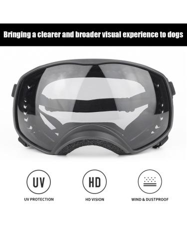 Dog Sunglasses for Large Dogs - UV Protection & Wide Field Vision | Adjustable Straps for Snow & Wind - Buy Online on GoSupps.com