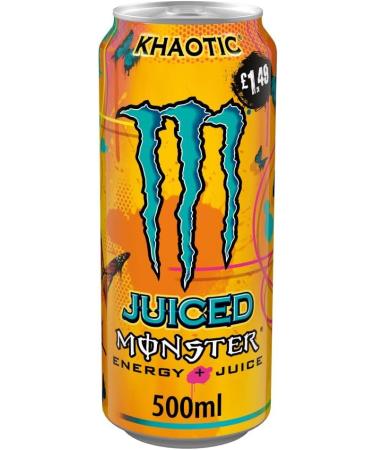 Monster Energy Drink Monster Juiced Energy Drink Pack Of 12 4 Assorted Flavours 500ml Monster Energy Drink Energy Juiced Drink 3Pcs Each - 12x500ml Bundle Boxed Treatz - Buy Online on GoSupps.com