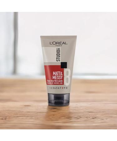 L'Or al Studio Line Matt & Messy Shine-Free Fibre Paste 150ml - Styling Hair Paste - Buy Online on GoSupps.com