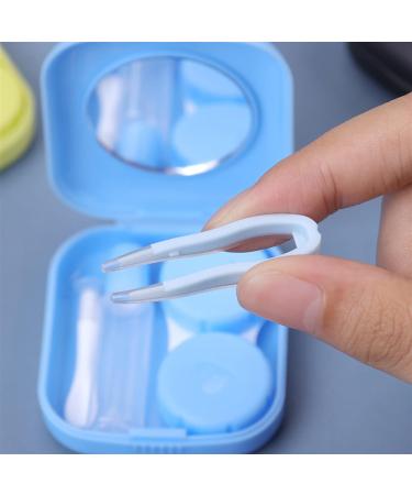 Beautiful Yellow Travel Kit for Contact Lenses - NFEGSIYA Mini Lens Case with Mirror | Easy Carry & Perfect for International Shipping - Buy Online on GoSupps.com