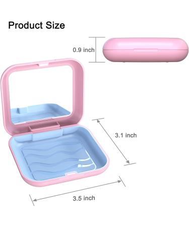 BVN Pink Denture Box | Travel-Friendly Container for Braces & Dentures | Durable & Stylish - Buy Online on GoSupps.com