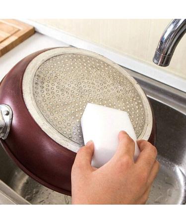 4pcs White Sponge High Density Dish Washing Melamine Cleaning Dishes Eraser Sponge Melamine Pad Clean Household carp Eraser Scrubber Household Keeps Eraser Cleaner Large Freshwater weedless sp White 10pcs - Buy Online on GoSupps.com