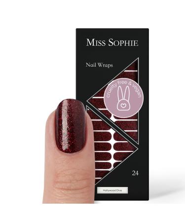 Miss Sophie Nail Wraps - 24 ultra-thin-self-adhesive long-lasting nail wraps Hollywood Diva 24 - Buy Online on GoSupps.com