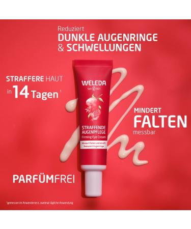 WELEDA Bio Foundations - Natural Anti-Aging Eye Cream with Pomegranate Oil & Maca Peptides | Reduces Wrinkles & Dark Circles | 12ml - Shop Internationally - Buy Online on GoSupps.com