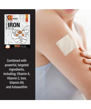 XLPatch Iron Patch - Supports Red Blood Cells & Circulation Function - 30 Count - Buy Online on GoSupps.com