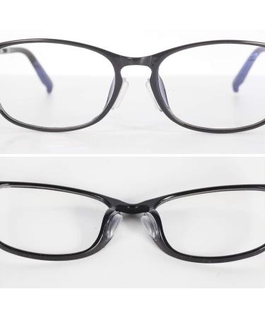 Mr.ZzjOOj Soft Silicone Adhesive Eyeglasses Nose Pads for Plastic Frame Glasses - 12 Pairs (Black) - Buy Online on GoSupps.com