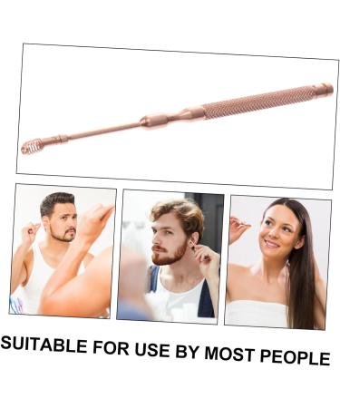 Spring Ear Scope - Stainless Steel Ear Cleaner Spoon | Rose Gold Ear Pick for Ear Cleaning - 1pc - Buy Online on GoSupps.com