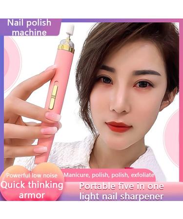 Dajidafu ABS Electric Nail Drill Portable Handheld 200mAh Adjustable Battery Powered Replacement 3.7V Manicure Pedicure Mill Red - Buy Online on GoSupps.com