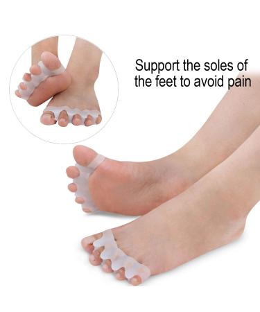 2 Pair Gel Bunion Corrector for Kids | Toe Separator & Pain Relief for Overlapping Toes - Buy Online on GoSupps.com