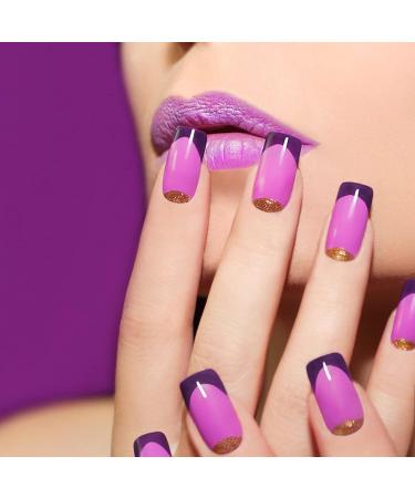 KINBOM 500pcs Clear Nail Tips Short Acrylic Fake Nails with Case Square Half Cover French Fake False Nails for Nail DIY Decoration at Home and Salon - Buy Online on GoSupps.com