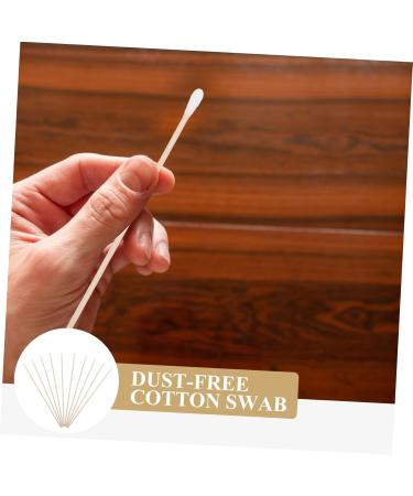 Minkissy Round Cotton Tip Swabs 100pcs - Oily Skin Makeup Tool Blotting Paper & Satin Bonnet Buds Applicator - Large Cotton Swabs & Wooden Clean - Buy Online on GoSupps.com