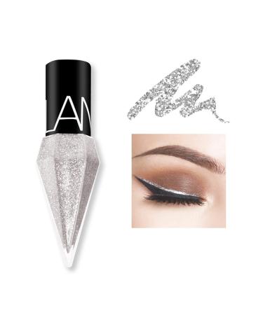 NEFLUM Shiny Professional Eyeliner Eye Liners Pigment Silver Black Gold 5 Color Liquid Glitter Eyeshadow Cosmetics Makeup