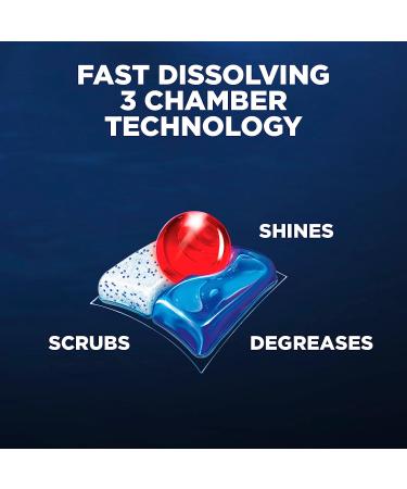 Finish Quantum with Activblu Technology 37ct Dishwasher Detergent Tablets - Ultimate Clean and Shine - Pack of 1 - Buy Online on GoSupps.com