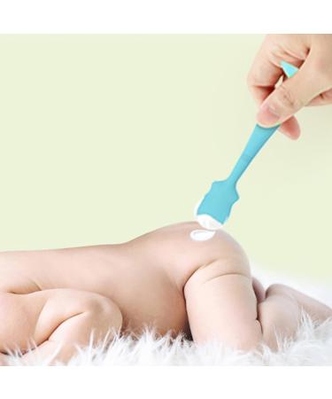 Diaper Cream Spatula Set - 3 Silicone Baby Po Spatulas with Suction Cup | Easy Removable & Durable for Parents - Buy Online on GoSupps.com