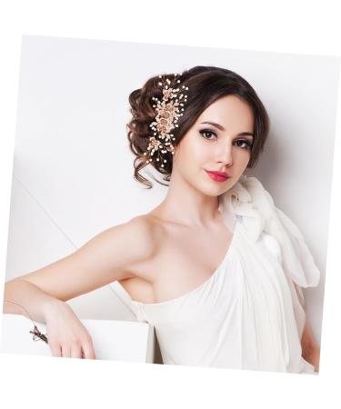 Didiseaon 1 Set Leaf Pearl Hairpin Side Hair Comb Hair Fork Clip Rhinestones Hair Comb Accessories Barrette Hair Side Comb Peinetas Para De Mujer Prom Hair Jewelry Hair Forks for Buns Metal - Buy Online on GoSupps.com