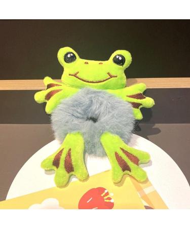 Pulunto Women Plush Hair Tie Set - 6 Cute Cartoon Animal Furry Hair Scrunchies for Girls and Women - Buy Online on GoSupps.com