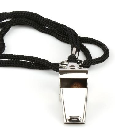 H&S Stainless Steel Trill Pipe Set - Metal Sports Whistles for Trainers Teachers Referees & Kids - Durable Black Band Design - Buy Online on GoSupps.com
