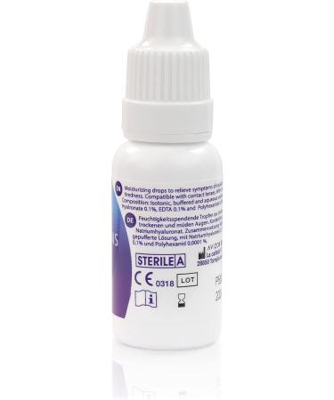 Glamlen's Eye Drops for Dry Eyes - Moisture & Comfort for Contact Lens Wearers - 15 ml (1 Pack) - Buy Online on GoSupps.com