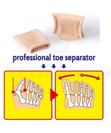 Soft Nylon Toe Separator for All-Day Relief | Inflamed Foot Protection Set for Men & Women - Inpay - Buy Online on GoSupps.com